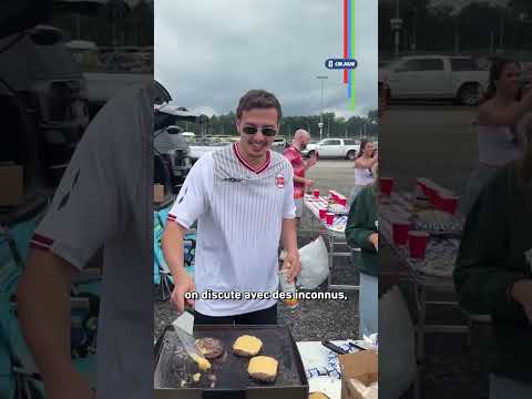 🍖♨️ Des barbecues improvisés sur le parking du stade avant le match ? C'est quoi cette tradition ?