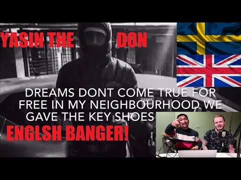 BRITISH/ENGLISH REACTION TO SWEDISH RAP - YASIN BYN - SEE ME SHINE (LYRICS)