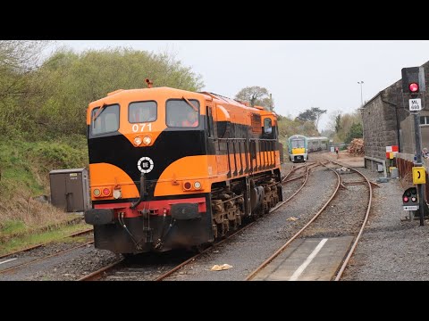 Behind Irish Rail 071 Class Loco Number 071 on Ex Irish Rail Cravens on "West Awake" Railtour
