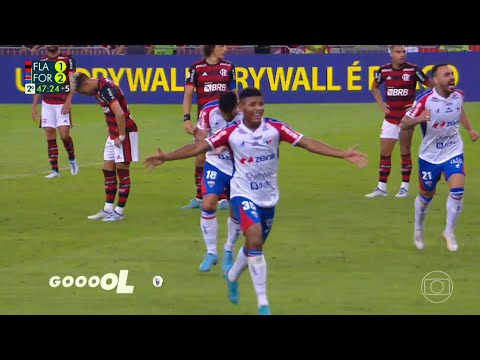 Gols - Flamengo 1 x 2 Fortaleza - Brasileirão 2022