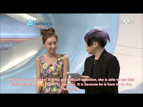 [ENG] 130314 BTOB Ilhoon Cut - MNET WIDE Open Studio with G.Na