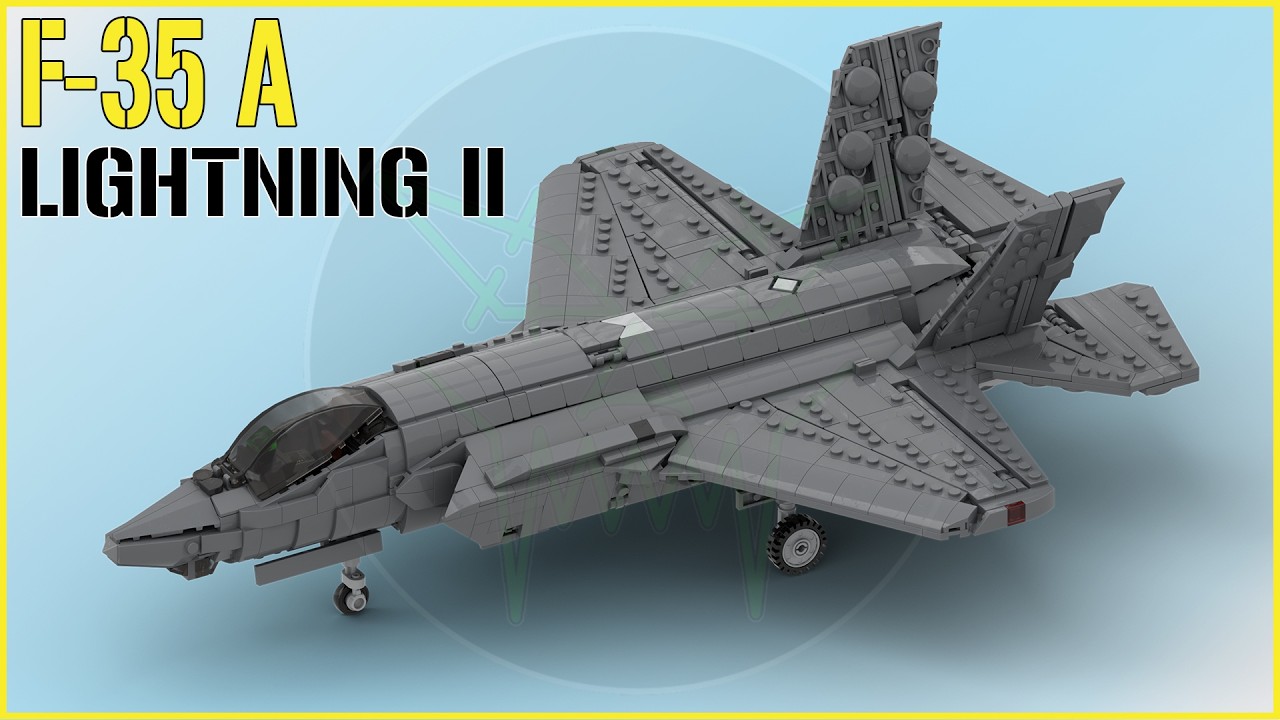 My F-35 A LIGHTNING II (v.2) - Build with LEGO at 1:35 Scale - FULL Review!