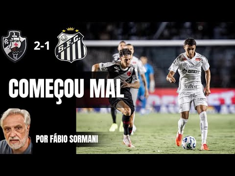 DE VIRADA SANTOS PERDE PARA O VASCO NA ESTREIA DO BRASILEIRO