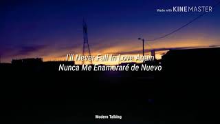 I&#39;ll Never Fall In Love Again - Modern Talking (Sub. en Español)