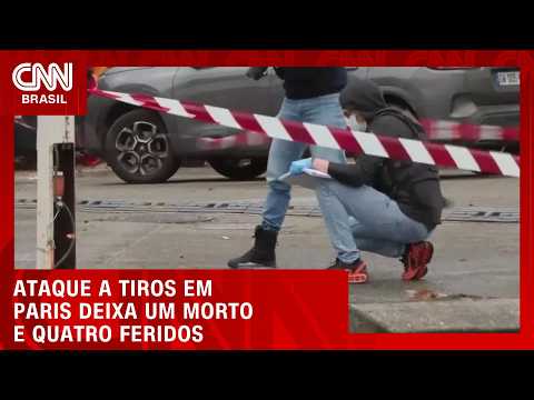 Ataque a tiros em subúrbio de Paris deixa um morto e quatro feridos | CNN NOVO DIA