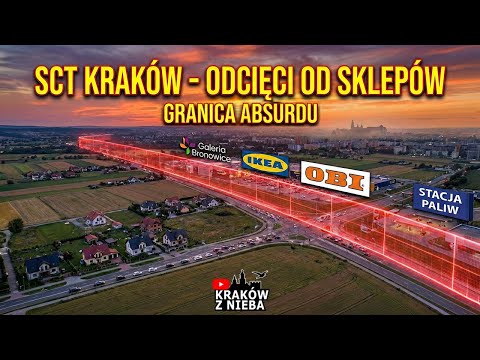 SCT w Krakowie odcięła nas od sklepów. Przedstawiam nowe granice absurdu.