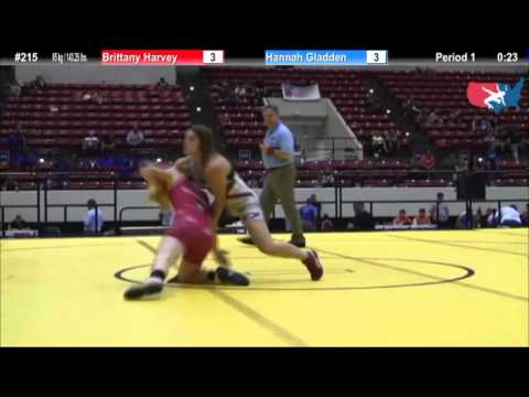 WM 65 KG - 3rd - Brittany Harvey (MI) vs. Hannah Gladden (EAWC)