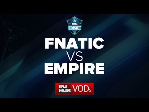 Fnatic vs Empire, ESL One Manila LAN Finals, Group B, game 1