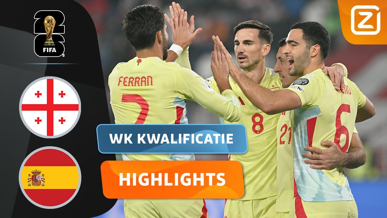 WERVELEND SPANJE LAAT NIKS HEEL VAN GEORGIË!!😱✨ | Georgië vs Spanje | WK 2026 Kwalificatie