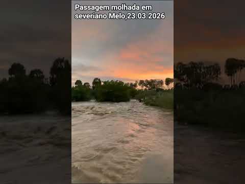 🇧🇷 Passagem Molhada em Severiano Melo, Rio Grande do sul #flood #water #flooding #automobile #river