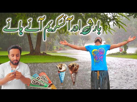Heavy rain and enjoying ice cream 🍦 nice weather 🤩 M Rafiq official M Rafiq Official Vlog #140