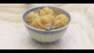 Won Ton Soup in Hong Kong's Mak's Noodles Restaurant