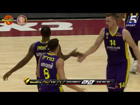 Chris Johnson Points in Hapoel Be'er Sheva vs. Hapoel Holon
