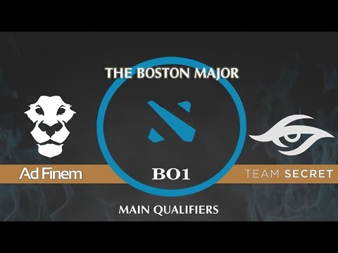 Secret vs Ad Finem Highlights, The Boston Major 2016 - Main qualifiers EU