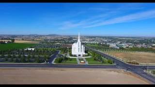 Rexburg, Idaho. Temple of the Church of Jesus Christ of Latter-Day Saints