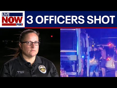 Video | 3 officers shot in Utah shooting  | LiveNOW from FOX