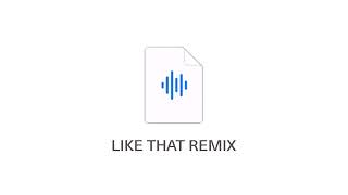 Cover art for Like that remix