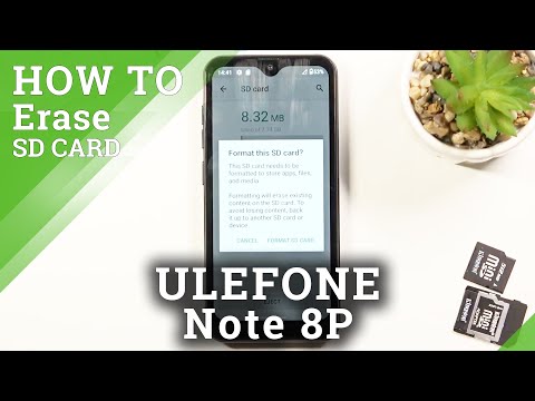 How to Format SD Card on ULEFONE Note 8 P– Erase All From SD Card