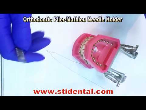 Mathieu Plier, How to use mathieu pliers, needle holder
