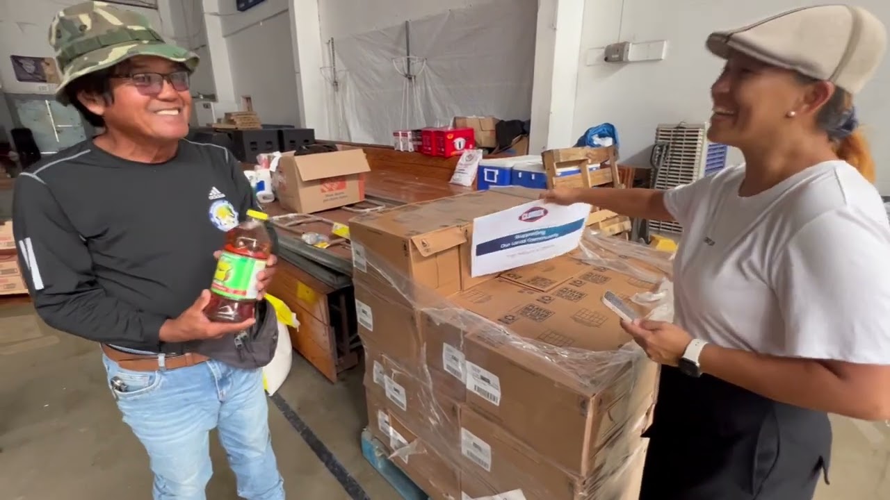 Pacific Grocers donates Pine-Sol to village mayors, non-profit groups