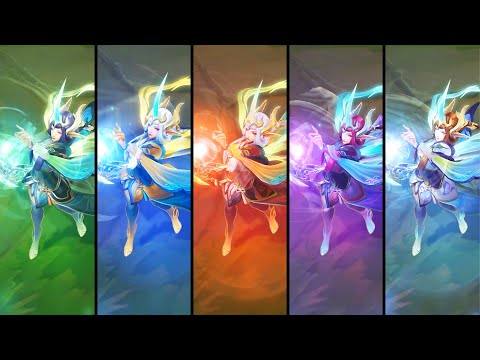 All Immortal Journey Soraka Chromas (League of Legends)