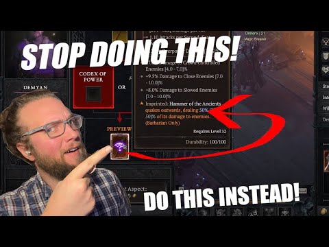 Unbelievable Diablo 4 Aspect and Codex Trick - Everything you need to know about the Occultist