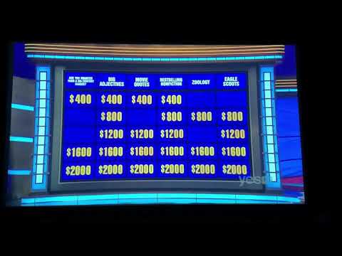 Double Jeopardy, Ryan Hemmel Day 2 - 2nd Daily Double (11/26/20)