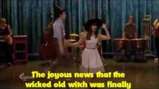 Glee - Ding Dong  The Witch Is Dead (Official Performance w/ lyrics)