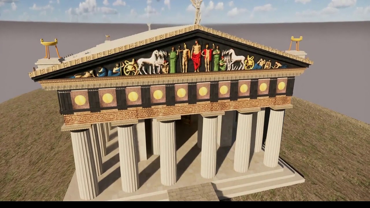Grecia: El partenon y Templo de Zeus