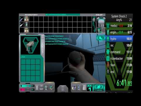 System Shock 2 speedrun (any%) in ~16:12 (outdated)