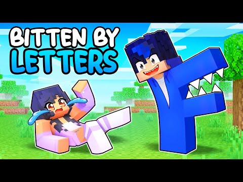 Bitten By ANGRY LETTERS in Minecraft!