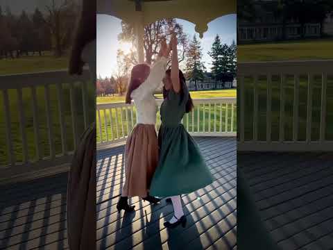 Ländler dance, courtesy of our friend @ idlewild_cottage #thesoundofmusic #littlewomenatelier