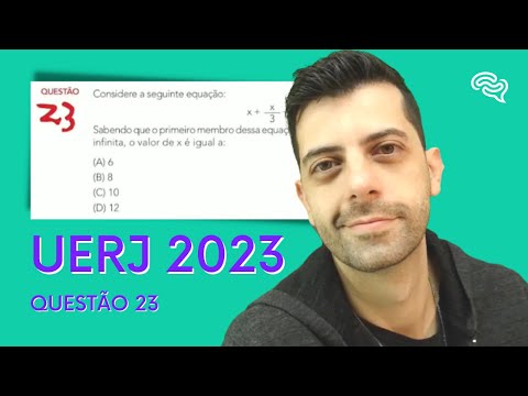 UERJ 2023 - Q23 - Sabendo que o primeiro membro dessa equação é a soma dos termos de uma progressão
