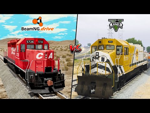 Gta 5 Train Vs Beamng.drive Train - Who Is Best?