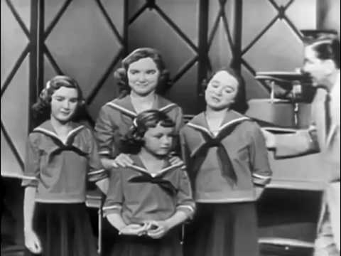 The Lennon Sisters With Their Father and Uncles - Tumbling Tumbleweeds (1956)