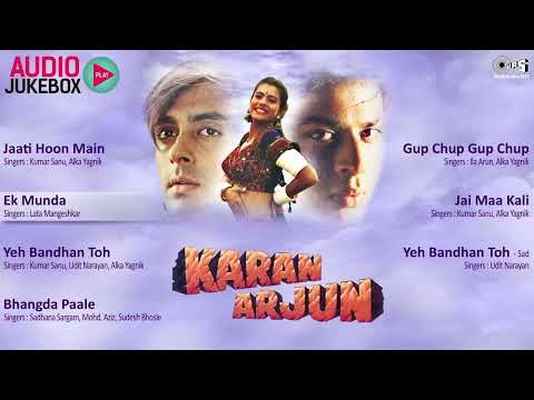 Karan Arjun | Audio Jukebox | Shahrukh, Salman, Kajol, Mamta  Rajesh Roshan |  Nonstop Songs