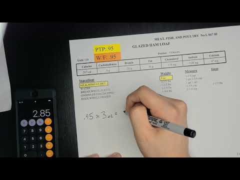 Recipe Conversion Worksheet Answer Key