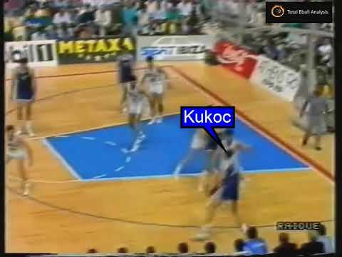 Kukoc start/stop..Eurobasket 1989..Semifinal
