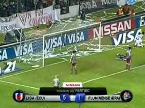 Liga de Quito 5 - Fluminense 1 [sudamericana 2009]