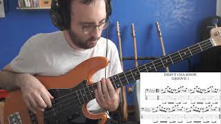 Didn't Cha Know - Erykah Badu (Pino Palladino) Bass Cover - Transcription and Tab