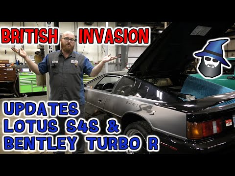 British Invasion! CAR WIZARD fixes '90 Bentley Turbo R & gives an updates on the 95 Lotus Esprit S4S
