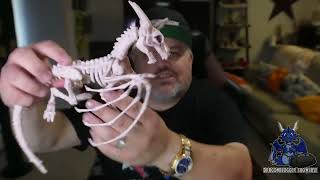 Showcasing Prextex Dragon Skeleton Toy or Decoration