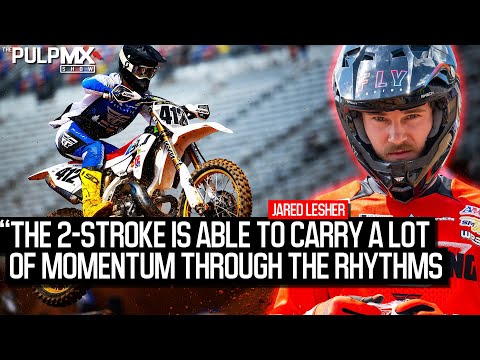 2-Stroke! Jared Lesher talks making history in Atlanta SX, advantages/disadvantages of his YZ250.