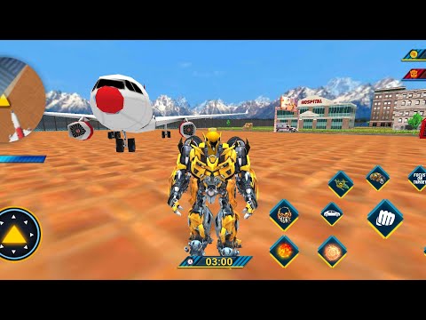 #6 Bumblebee: Helicopter Car Robot Transform City Battle 2021/Android Gameplay