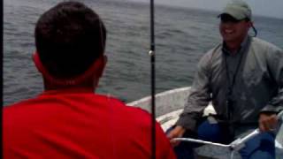preview picture of video 'Jack Crevelle fishing in light tackle panama fishing'