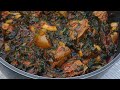 HOW TO MAKE SPINACH SOUP /EFO RIRO IN PARTY STYLE