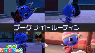 【あつ森ルーティン】島のアイドル ブーケのナイトルーティン【あつ森 ブーケ】