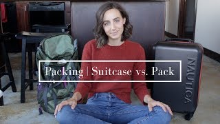 Packing | Suitcase vs. Pack