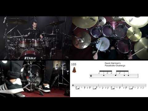 Gavin Harrison's Paradiddle Challenge #GavinHarrison