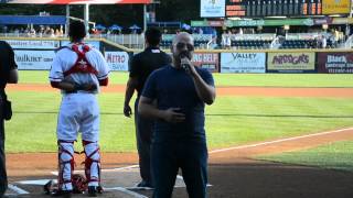 MOUNTAIN ROAD's Kevin Cole sings The National Anthem!